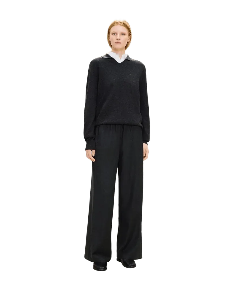 Relaxed Pull-On Pant in Sleek Flannel