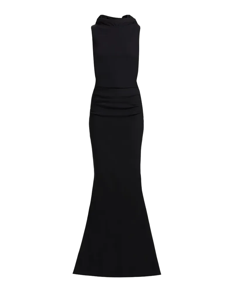 Taniko Embellished Low-Back Jersey Gown