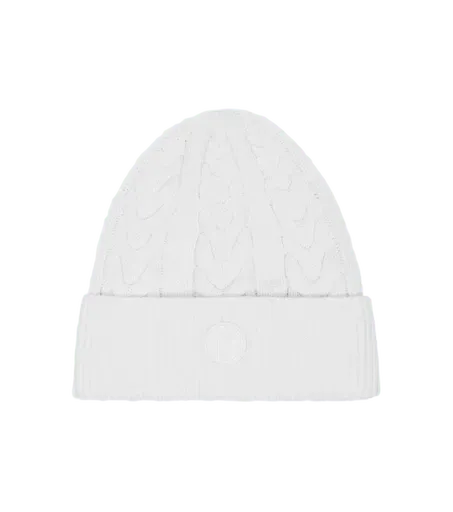 Cable-knit wool and cashmere beanie