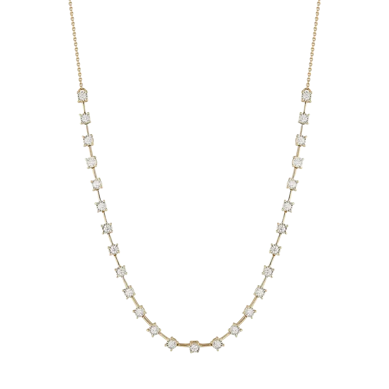 Ava Bea Interval Tennis Necklace