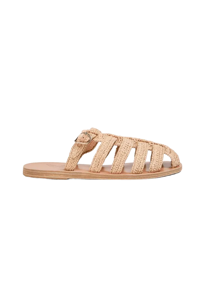 Ancient Greek Sandals Cosima Raffia Sandals