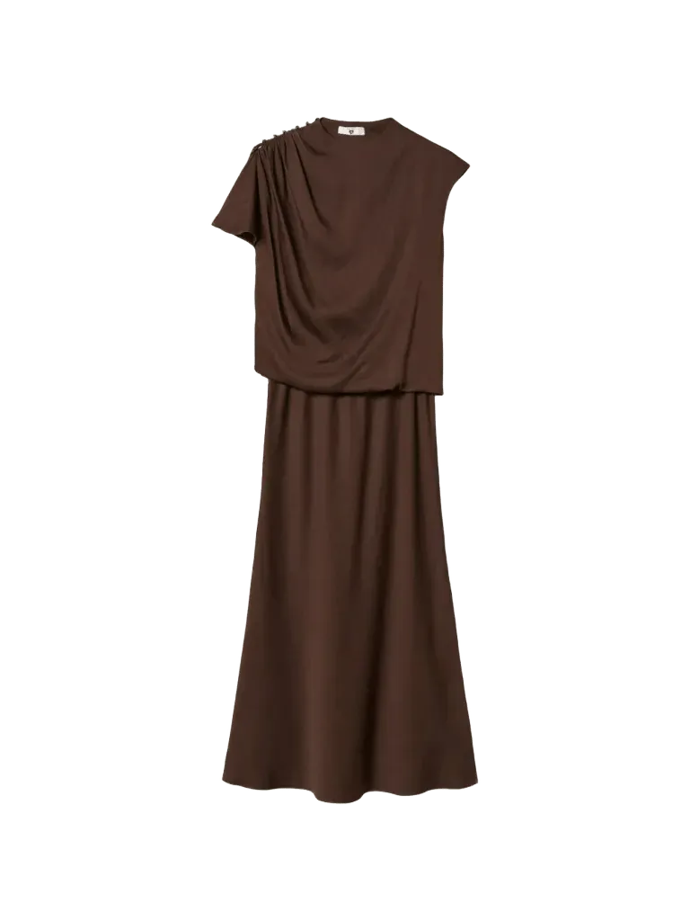 TWINSET Satin Midi Dress