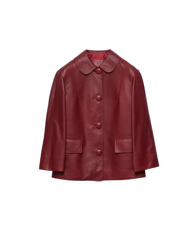 Nappa leather jacket