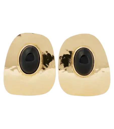 Embellished clip-on earrings