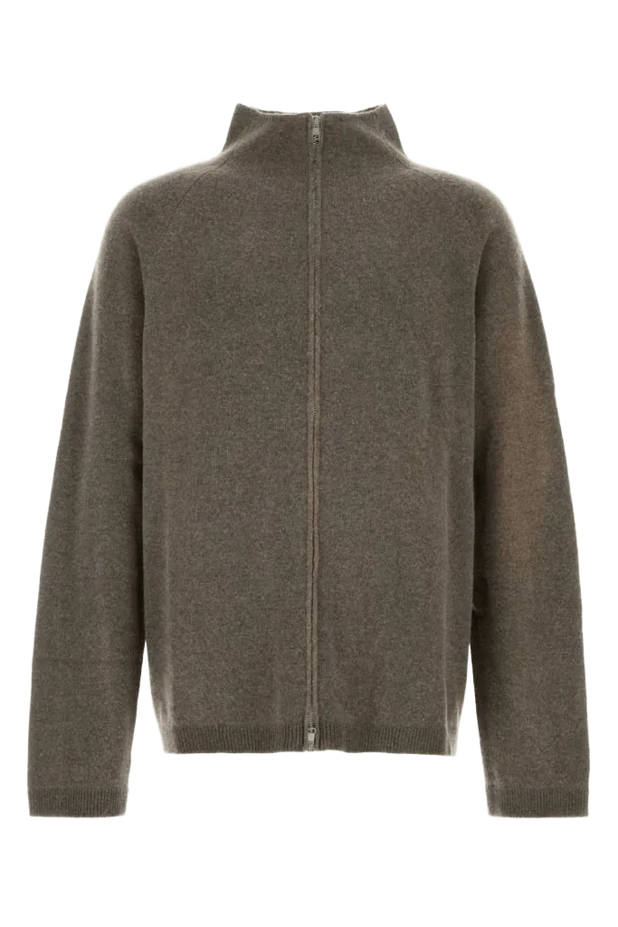 Our Legacy Line Zip Cardigan — Gray