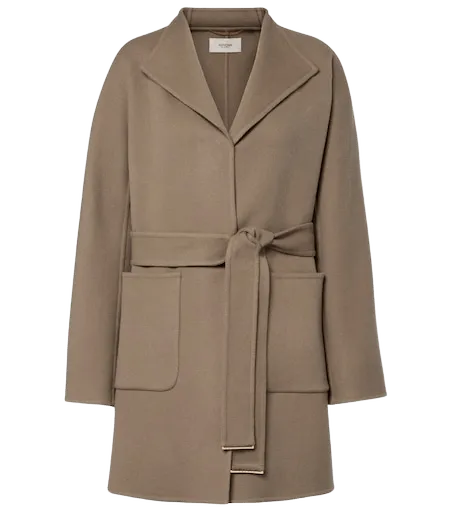 Cashmere wrap coat