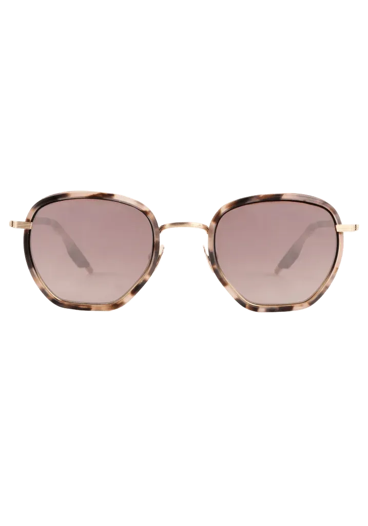 PEYTON | 18K Matte Black Fade Titanium + Matte Sunday Tortoise Mirrored