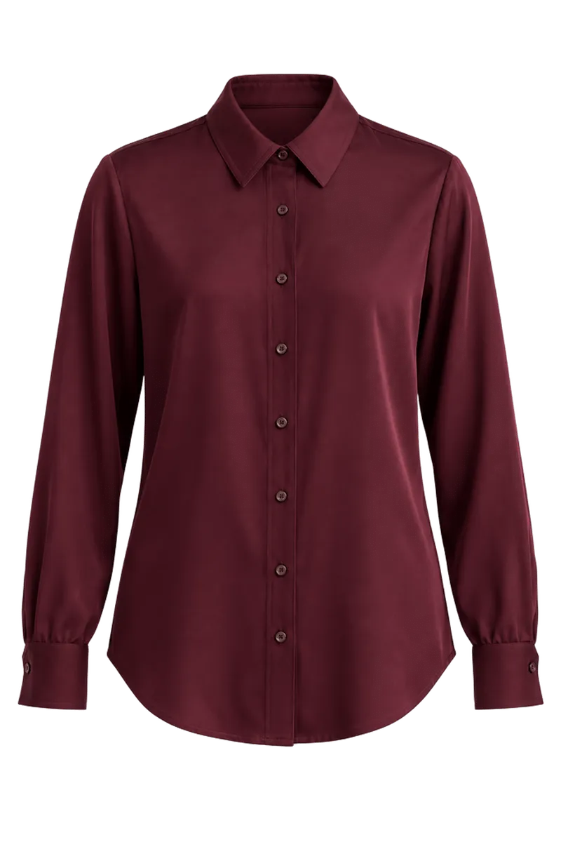 Washable Stretch Silk Blouse