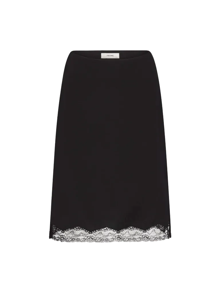 The Chandelier Midi Skirt -- Black