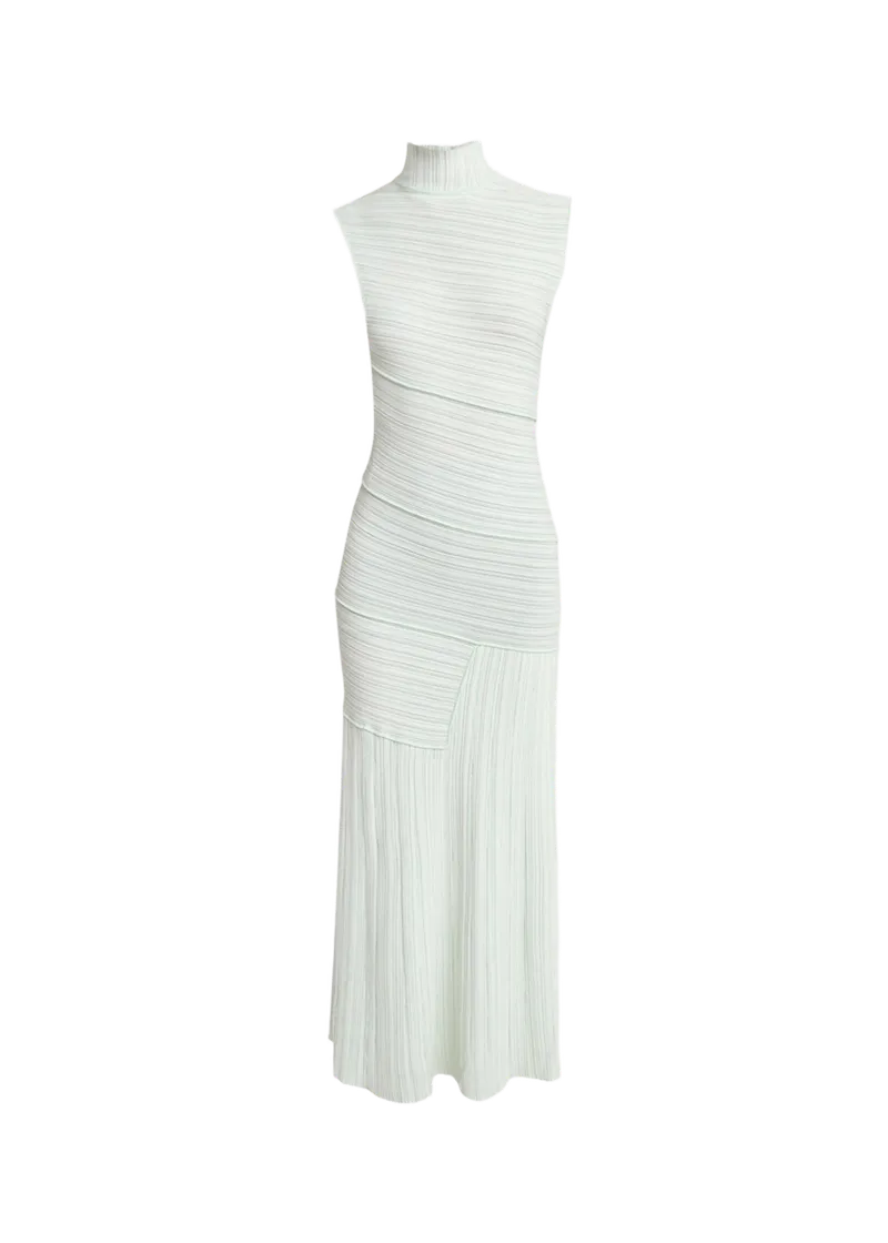 Proenza Schouler Federica Micropleated Knit Dress
