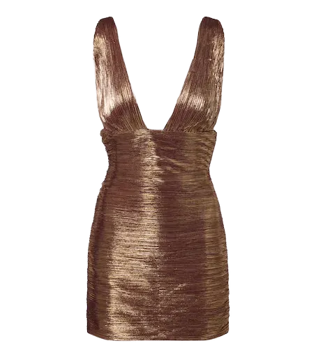 Mita lamé minidress