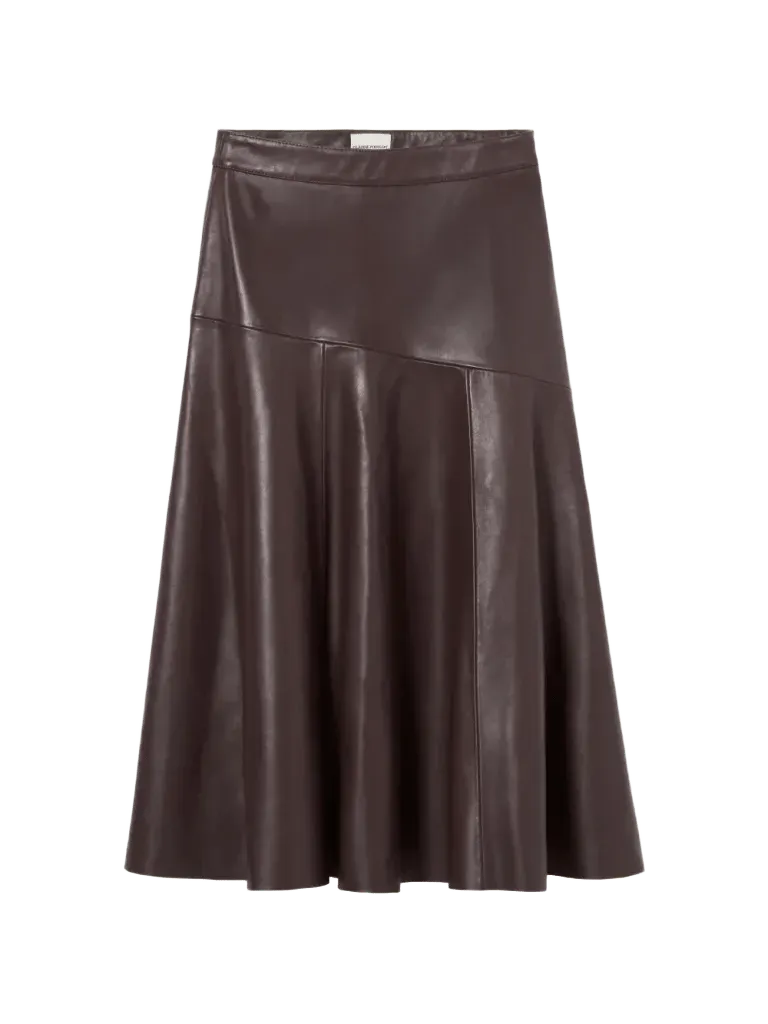 Claudie Pierlot mid-length Leather Skirt