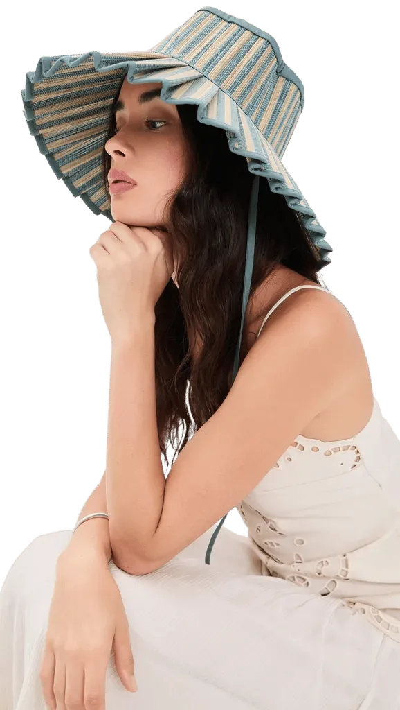 Island Capri Packable Straw Hat