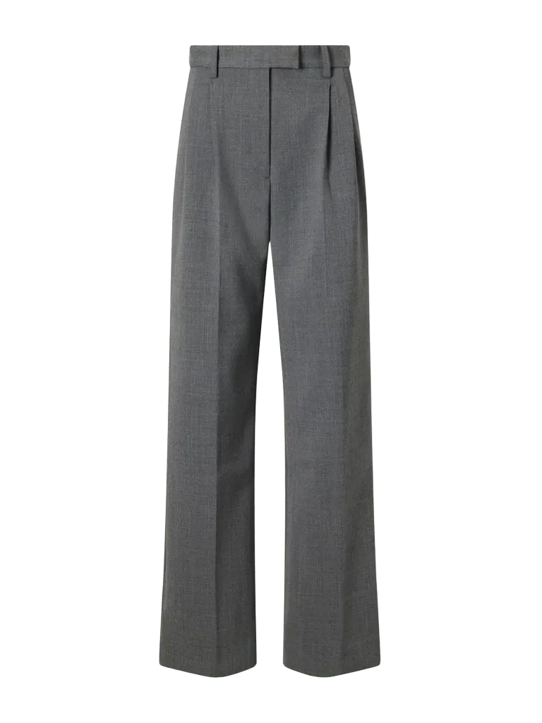 Amel woven high-rise straight-leg pants