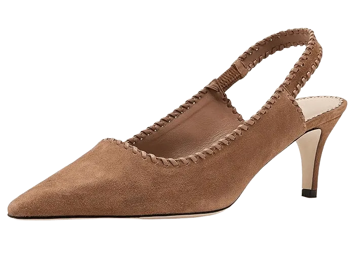 Sylvie Suede Slingback Pumps