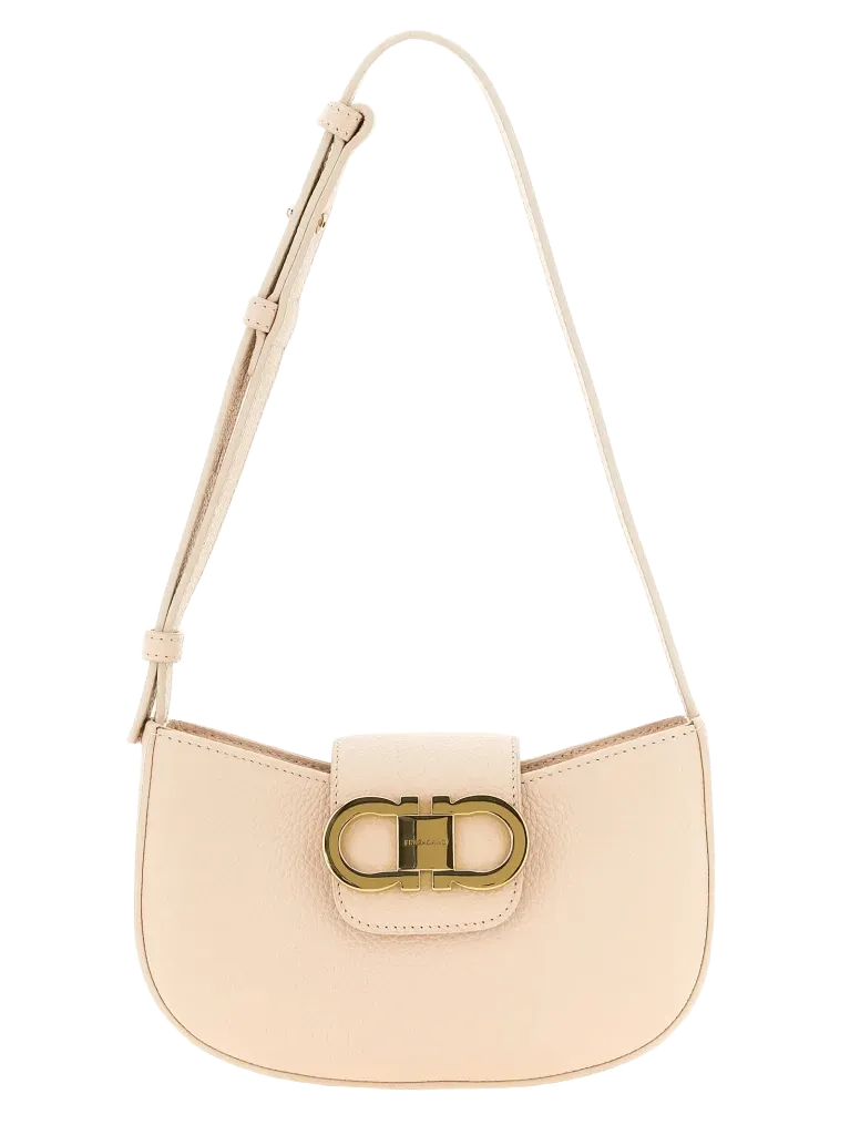 Ferragamo Gabry Shoulder Bag — Pink