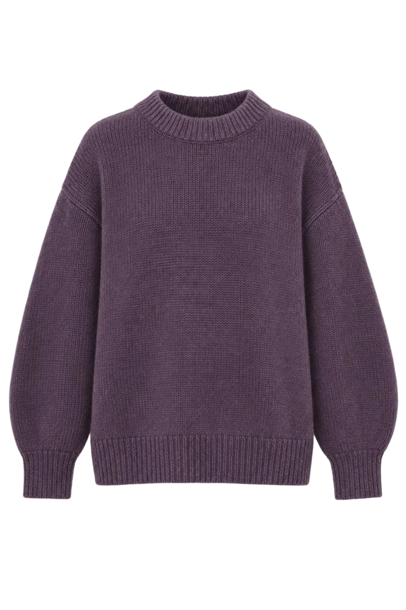 Jo Regenerative Wool Oversized Crew