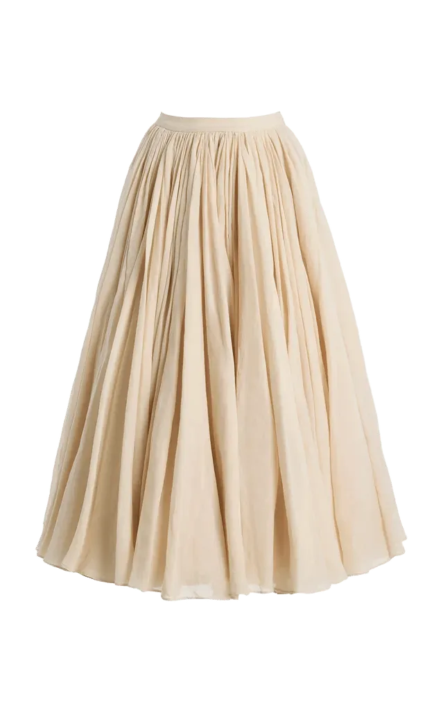 Charlie Linen Midi Skirt