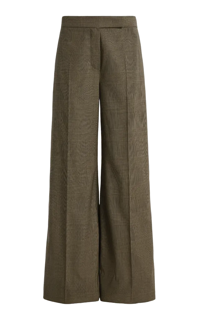 Long Wool Trousers