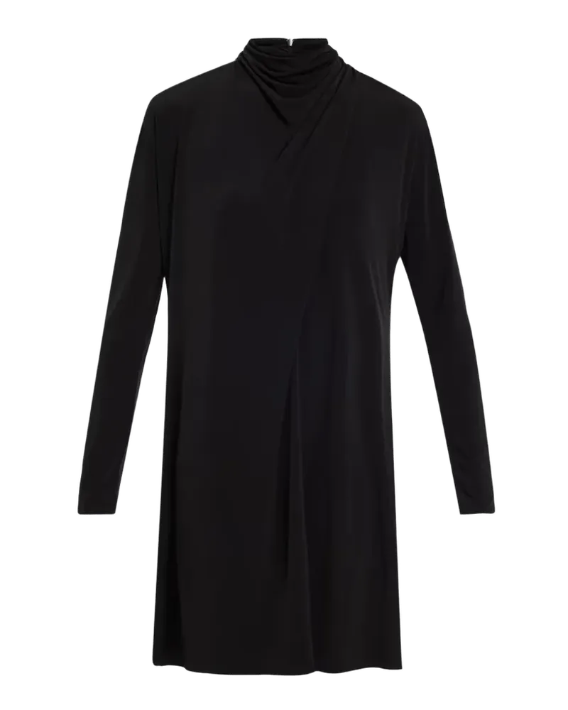 Draped Cowl Mini Dress