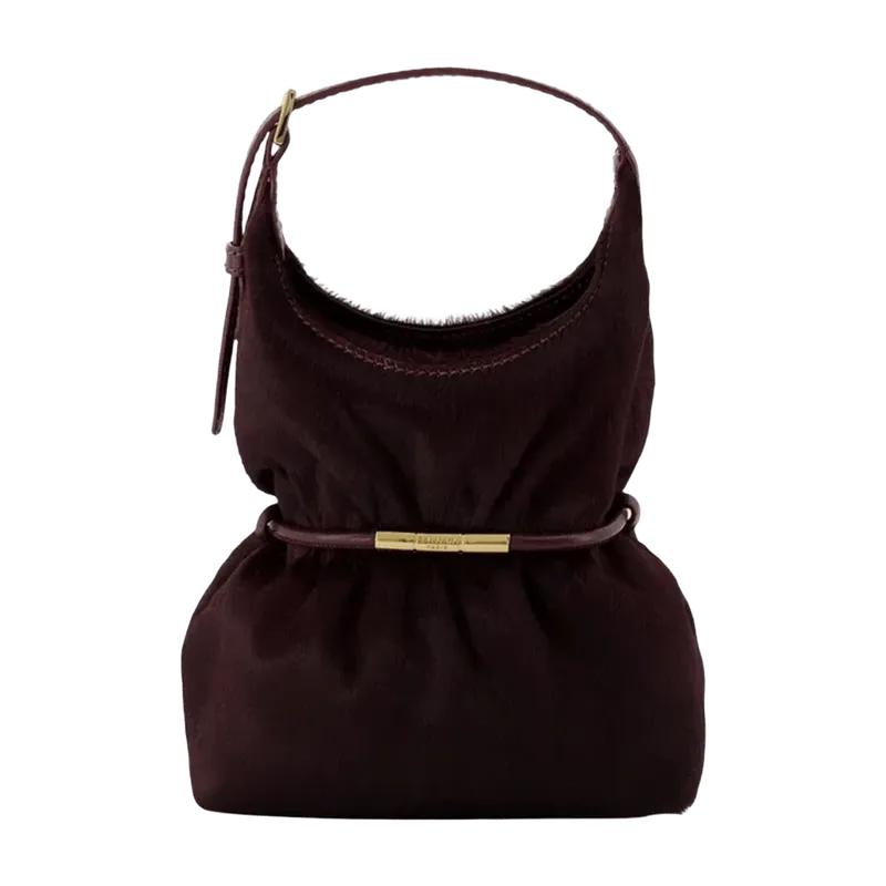 Balmain Sphynx Mini Bag — Burgundy