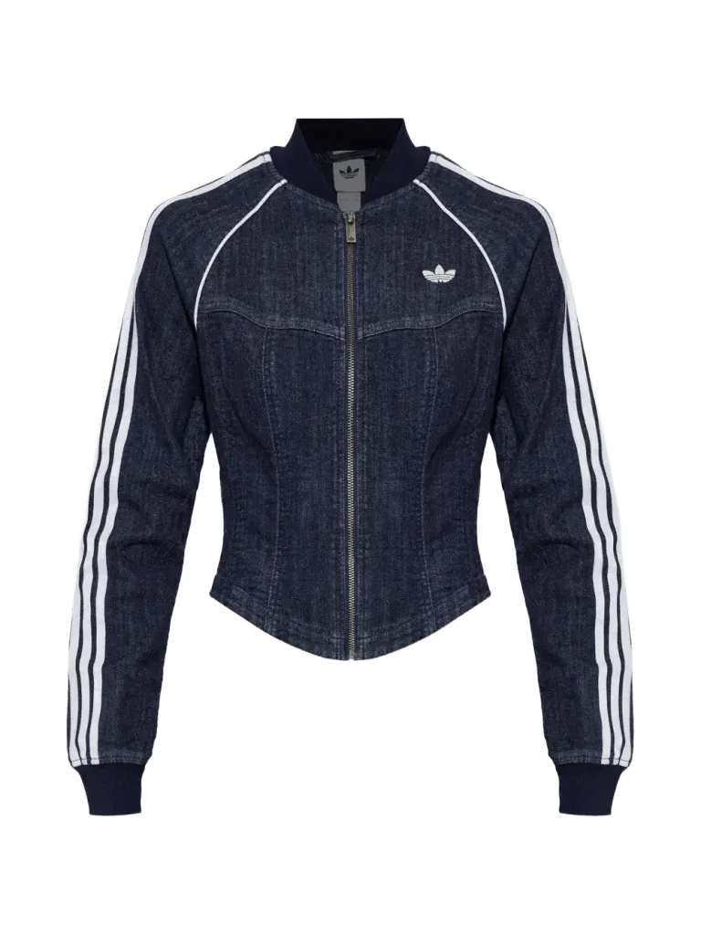 Superstar Corset side-stripe denim jacket