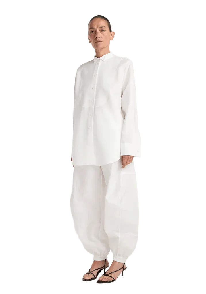 Tuxedo shirt | optic white