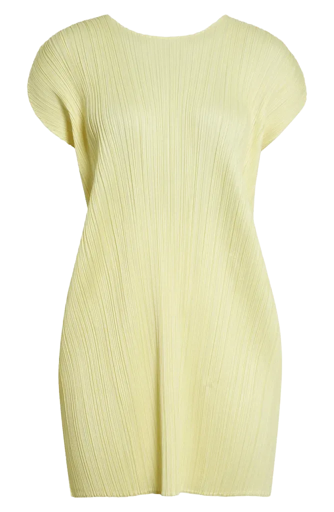 Monthly Colors July Pleated Dress