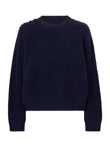 Rolf bubble-stitch cashmere sweater