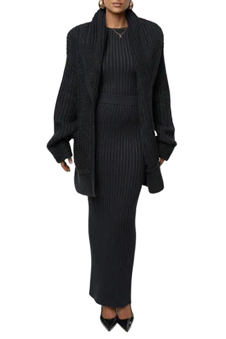 jluxlabel womens hazel knit cardigan