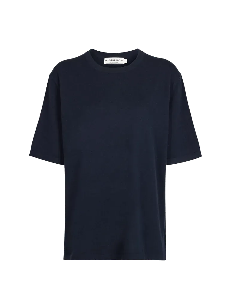 Women's Golden Baby Goat Cashmere Oversized T-Shirt