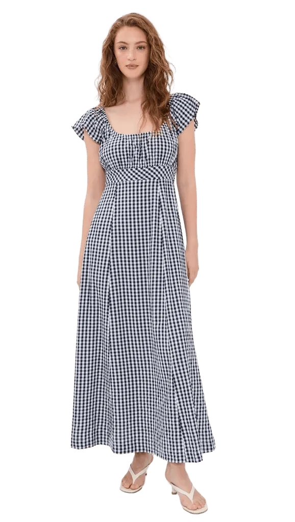 Gigi Gingham Midi Dress