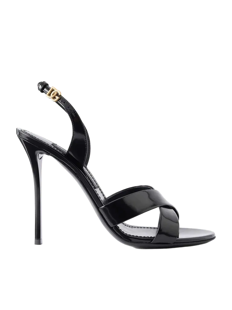 105 patent-leather sandals