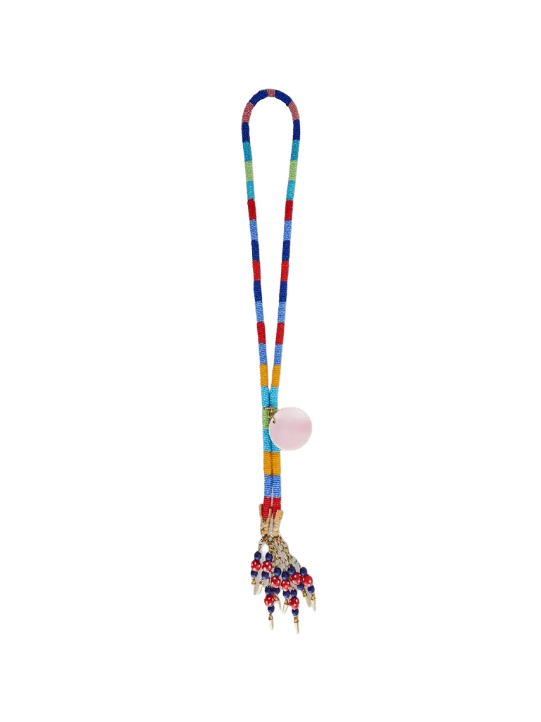 Women's Elias Jade Not Afraid Hand-Beaded Bolo Cord with Antique Venetian Glass