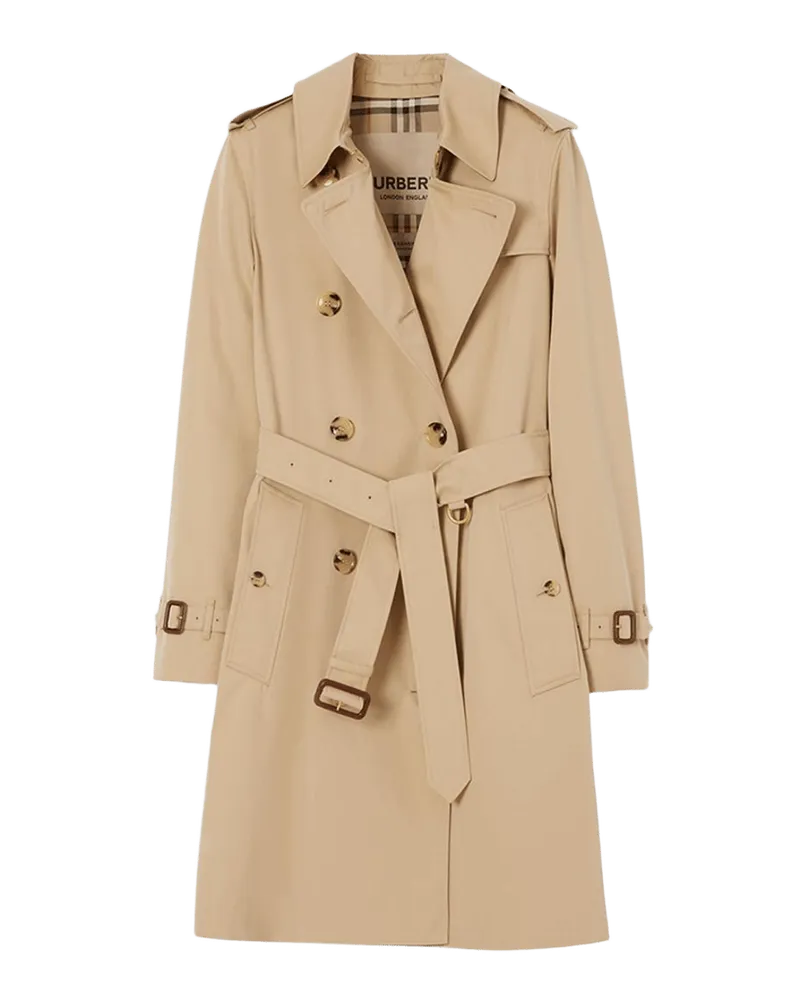 Kensington Organic Belted Double-Breasted Trench Coat
