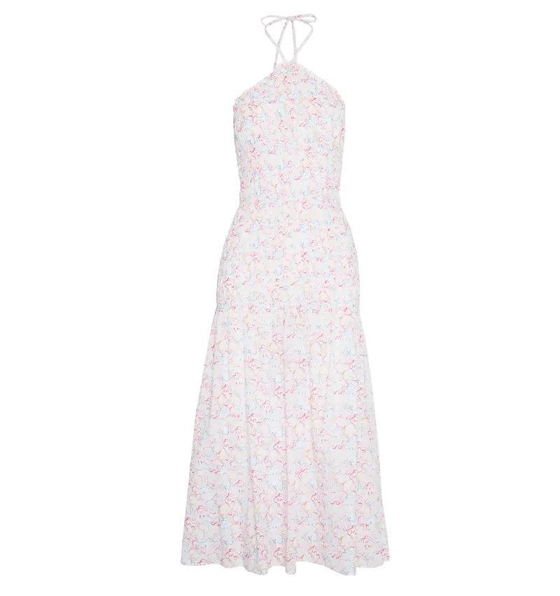 The Lenora Beach Dress in Camo Fish