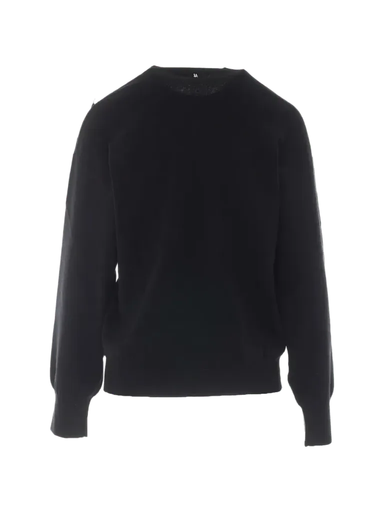 LIU JO button-detail shoulder-tab sweater