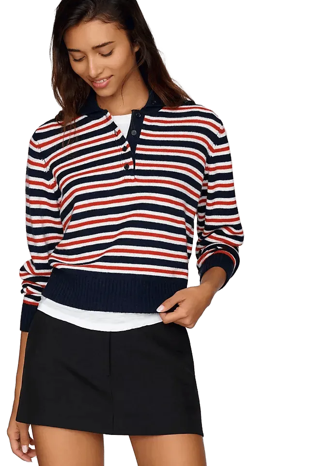 Rowing Blazers Cotton Cashmere Polo Top