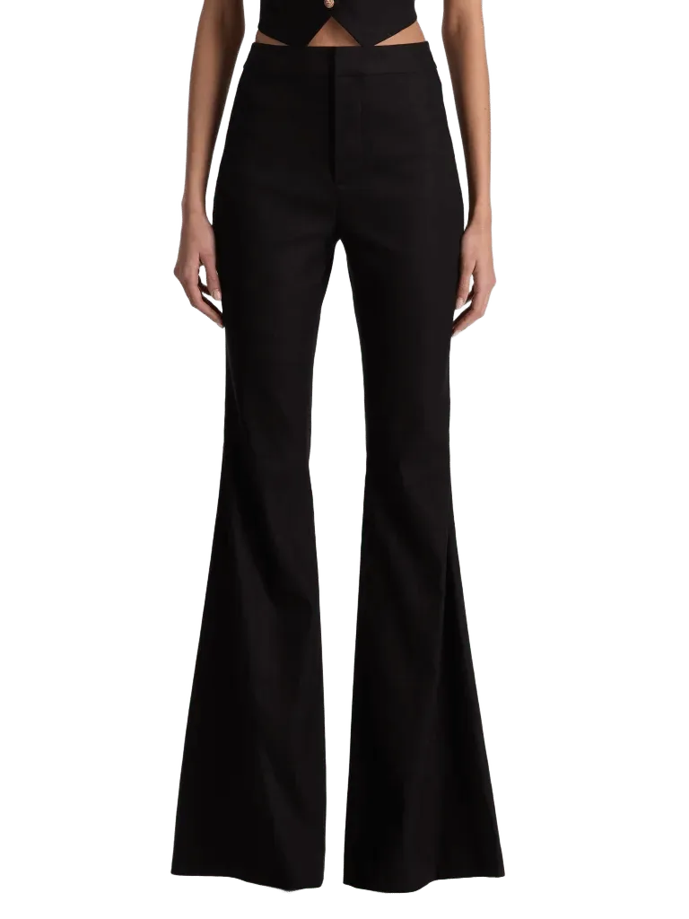 LINDEN BOOTCUT TROUSER - BLACK