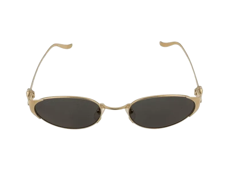 Cartier CT0630S Metal Frame Sunglasses — Gold