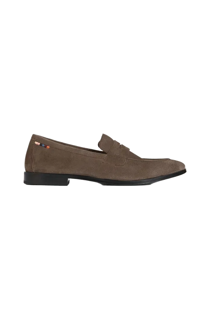 Murano suede penny loafers