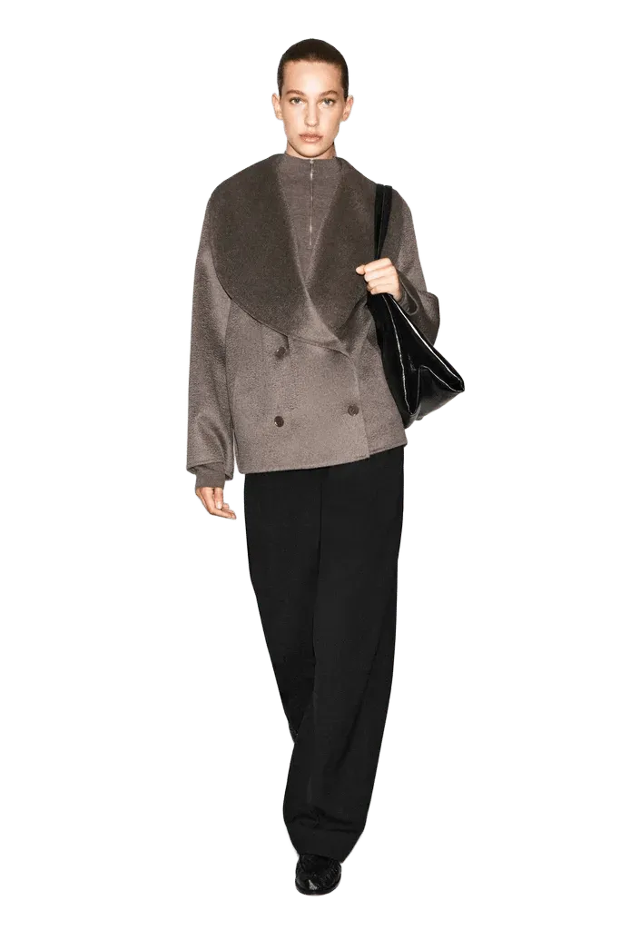 DOUBLE-FACED CASHMERE BOMBER JACKET
