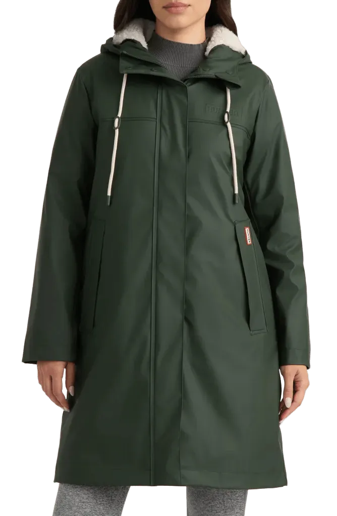 Cindy Rubberized Padded Rain Jacket