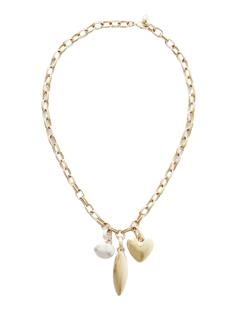 The Token gold and silver-tone necklace