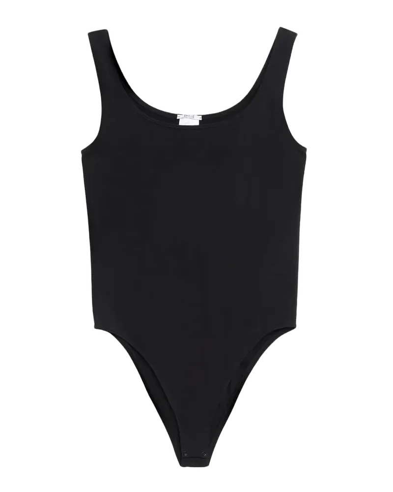 Jamaika Shimmer Scoop-Neck Thong Bodysuit