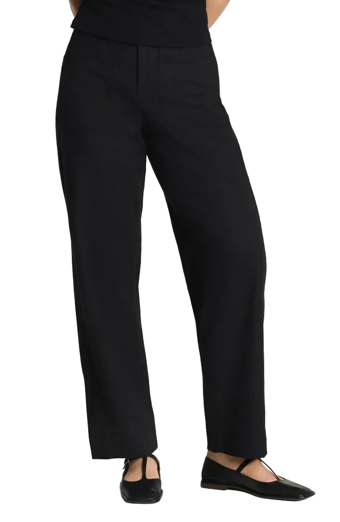 SPANXsupersmooth Stretch Cotton Twill Barrel Leg Pants