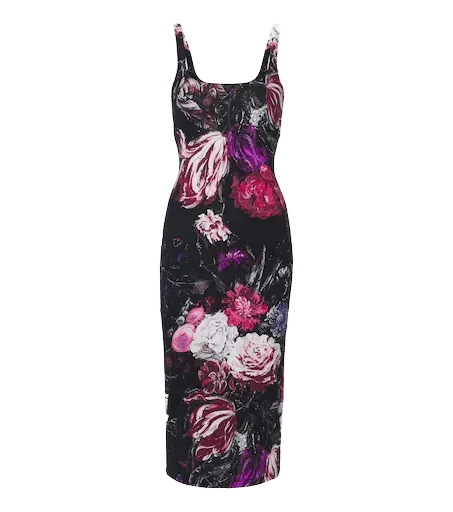 Floral midi dress