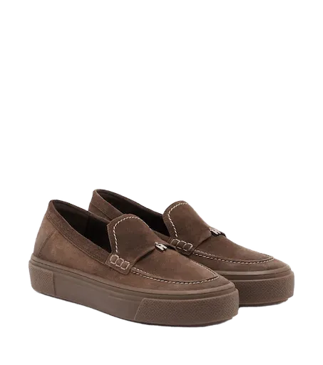 Hogan Crosswind suede loafers