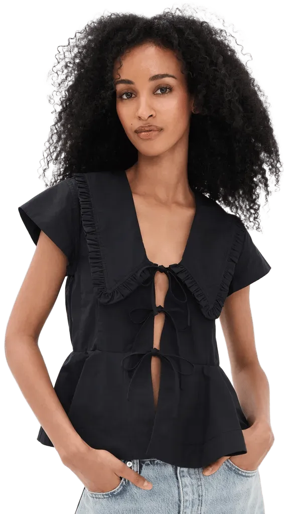 Regenerative Cotton Poplin Blouse