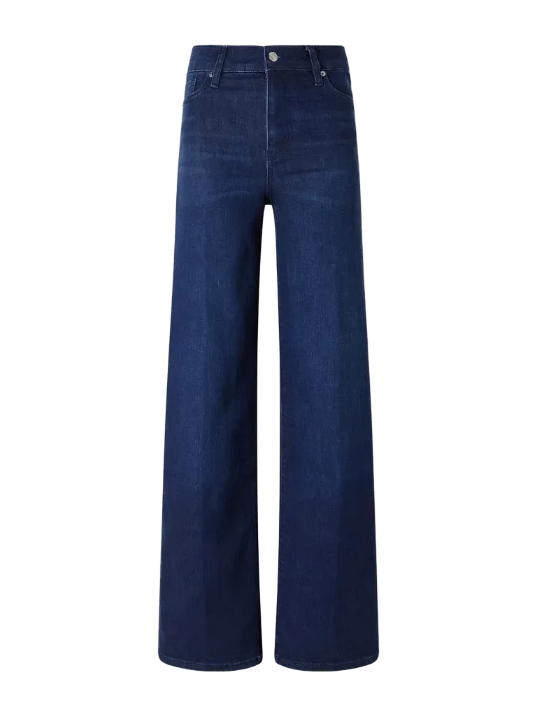 Le Slim Palazzo high-rise wide-leg jeans